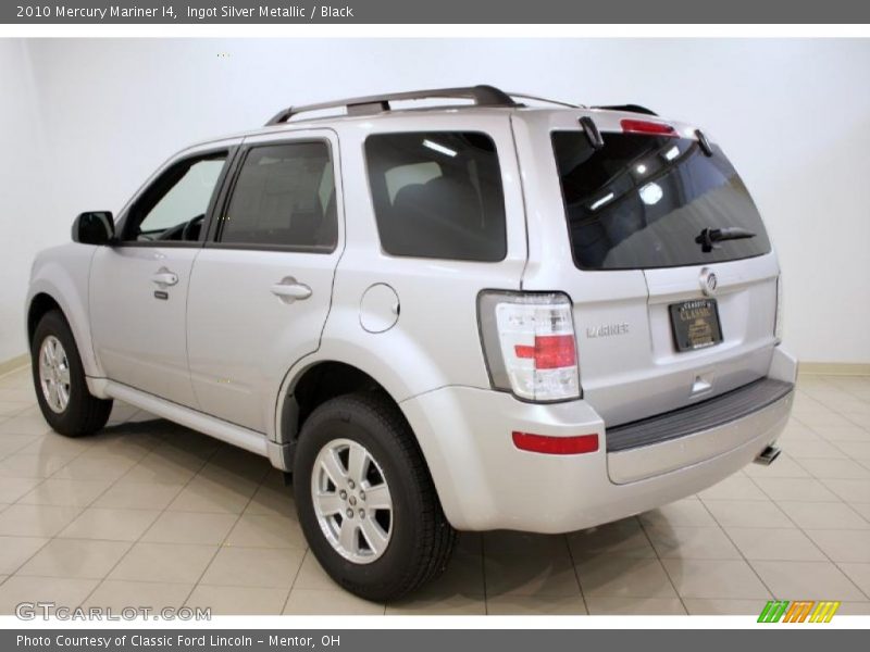Ingot Silver Metallic / Black 2010 Mercury Mariner I4