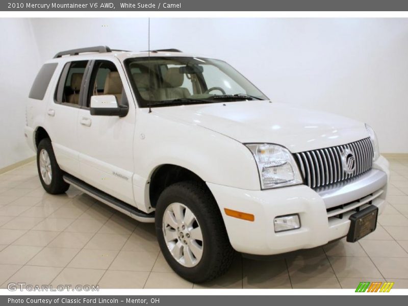 White Suede / Camel 2010 Mercury Mountaineer V6 AWD