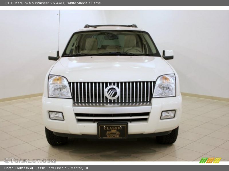 White Suede / Camel 2010 Mercury Mountaineer V6 AWD