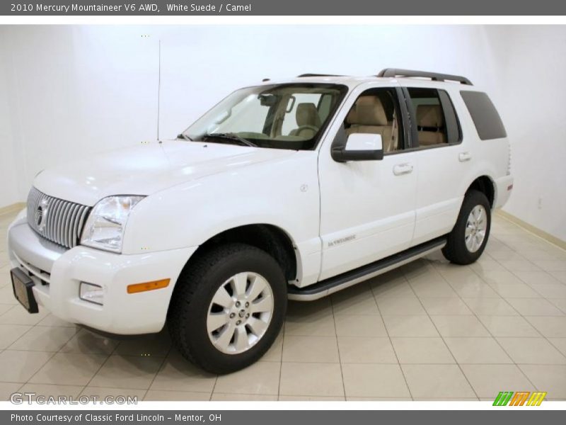 White Suede / Camel 2010 Mercury Mountaineer V6 AWD