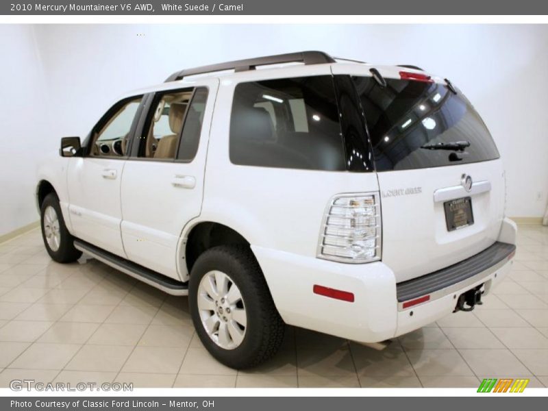 White Suede / Camel 2010 Mercury Mountaineer V6 AWD