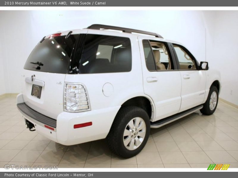 White Suede / Camel 2010 Mercury Mountaineer V6 AWD