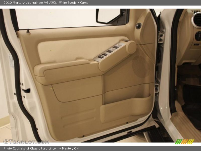White Suede / Camel 2010 Mercury Mountaineer V6 AWD