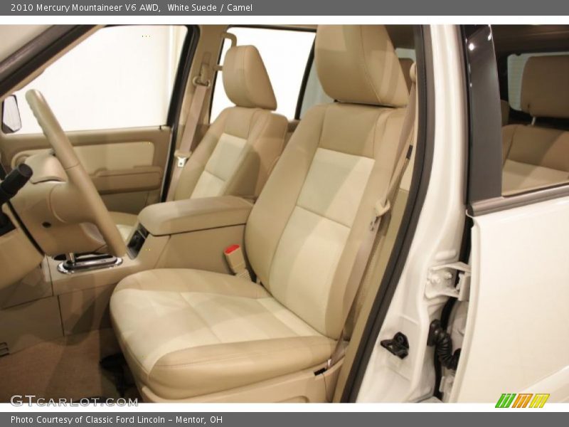 White Suede / Camel 2010 Mercury Mountaineer V6 AWD