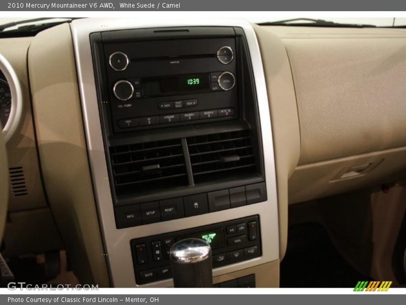 White Suede / Camel 2010 Mercury Mountaineer V6 AWD