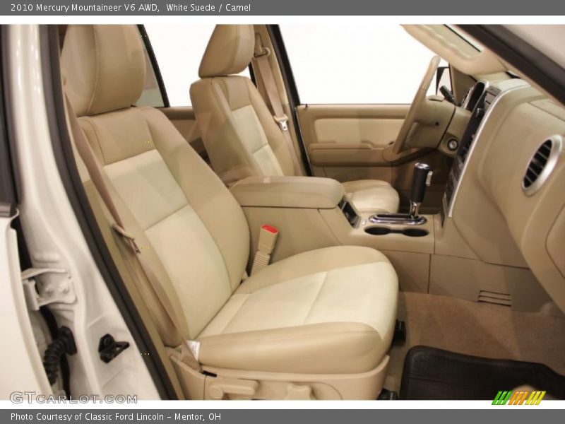 White Suede / Camel 2010 Mercury Mountaineer V6 AWD