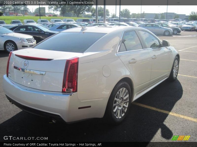 Vanilla Latte / Cashmere/Cocoa 2010 Cadillac CTS 3.0 Sedan