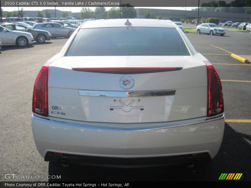 Vanilla Latte / Cashmere/Cocoa 2010 Cadillac CTS 3.0 Sedan