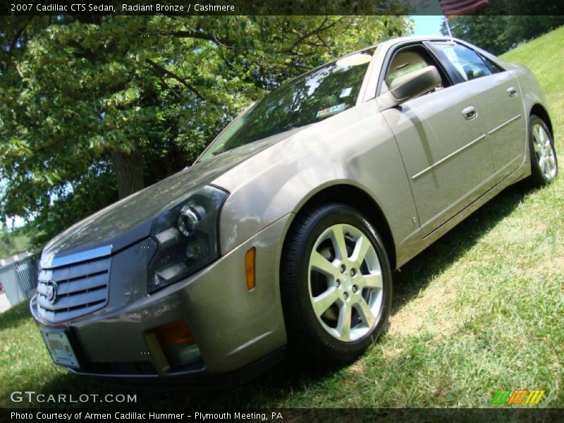 Radiant Bronze / Cashmere 2007 Cadillac CTS Sedan