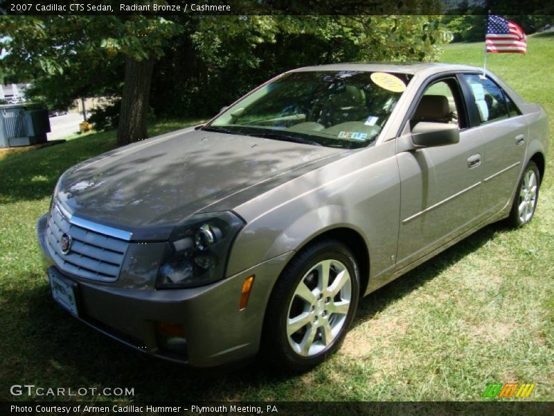 Radiant Bronze / Cashmere 2007 Cadillac CTS Sedan