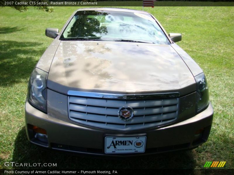 Radiant Bronze / Cashmere 2007 Cadillac CTS Sedan