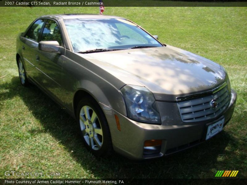Radiant Bronze / Cashmere 2007 Cadillac CTS Sedan