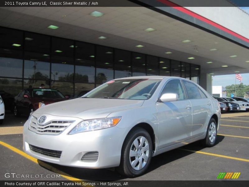 Classic Silver Metallic / Ash 2011 Toyota Camry LE