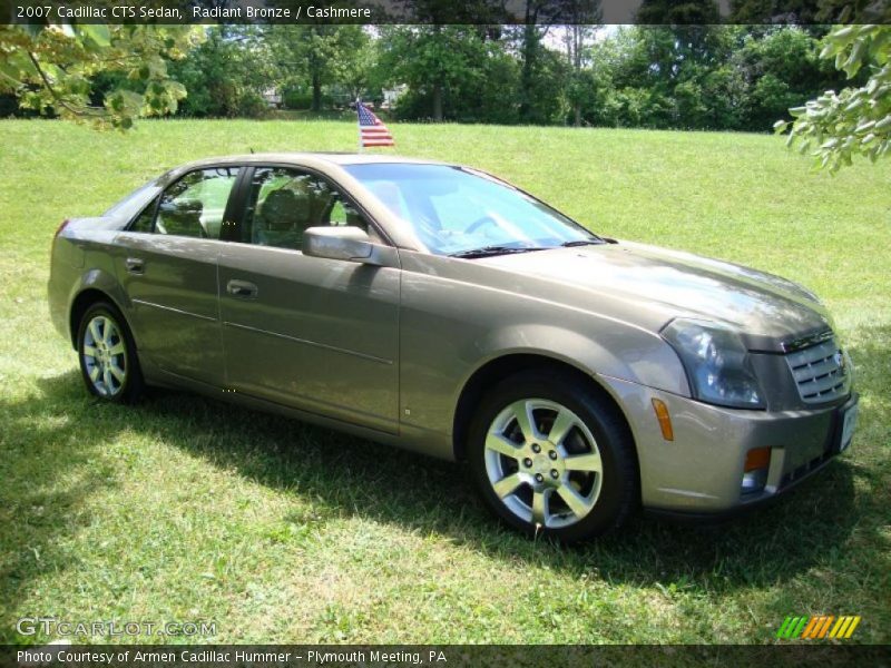 Radiant Bronze / Cashmere 2007 Cadillac CTS Sedan