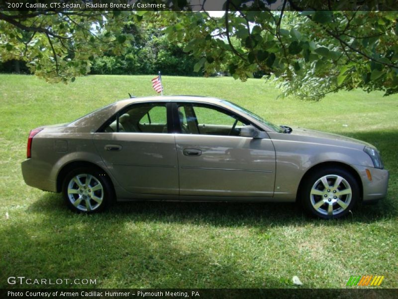 Radiant Bronze / Cashmere 2007 Cadillac CTS Sedan