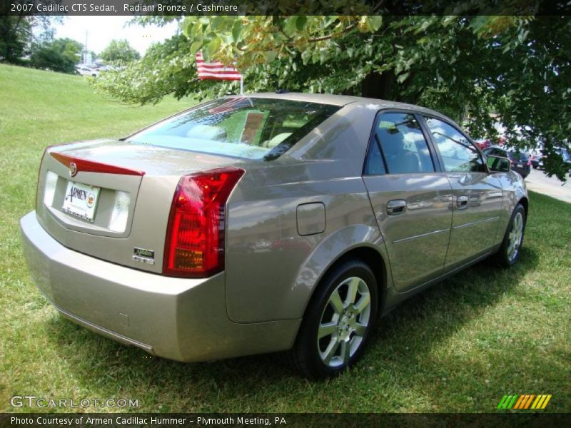 Radiant Bronze / Cashmere 2007 Cadillac CTS Sedan