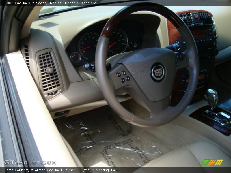 Radiant Bronze / Cashmere 2007 Cadillac CTS Sedan