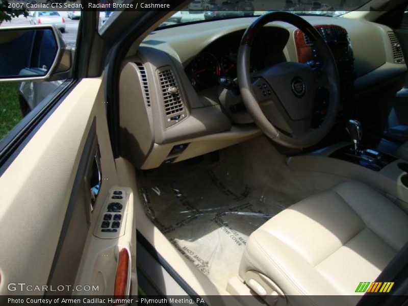 Radiant Bronze / Cashmere 2007 Cadillac CTS Sedan