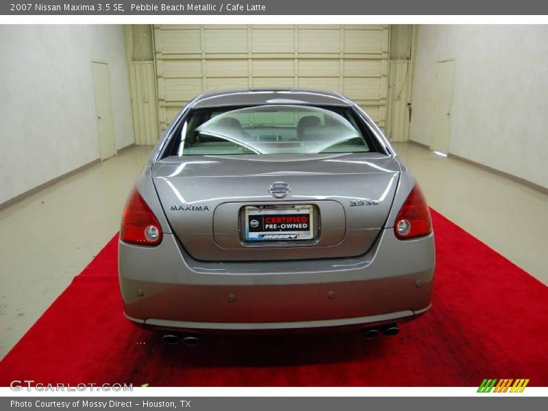 Pebble Beach Metallic / Cafe Latte 2007 Nissan Maxima 3.5 SE