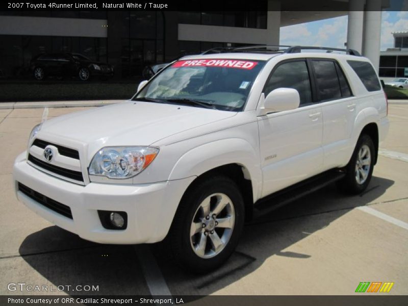 Natural White / Taupe 2007 Toyota 4Runner Limited