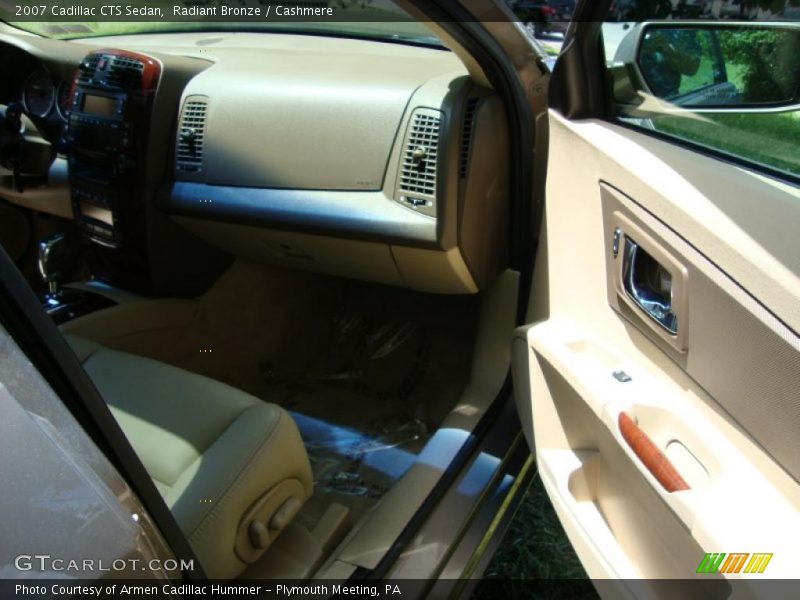 Radiant Bronze / Cashmere 2007 Cadillac CTS Sedan