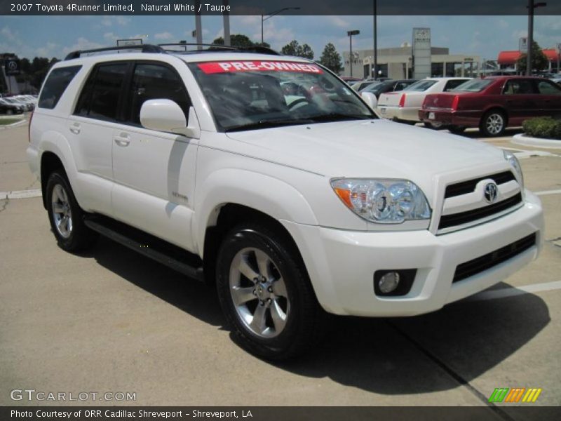 Natural White / Taupe 2007 Toyota 4Runner Limited