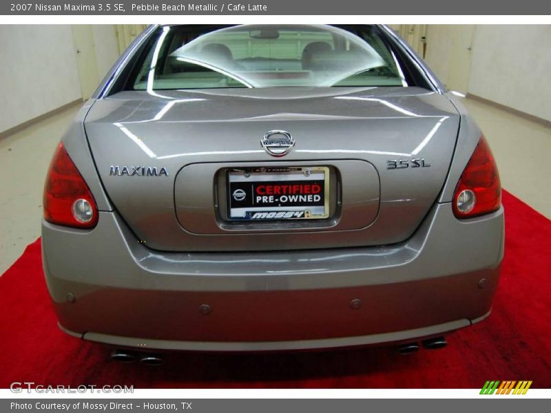 Pebble Beach Metallic / Cafe Latte 2007 Nissan Maxima 3.5 SE