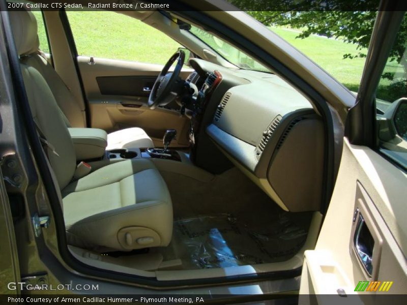 Radiant Bronze / Cashmere 2007 Cadillac CTS Sedan