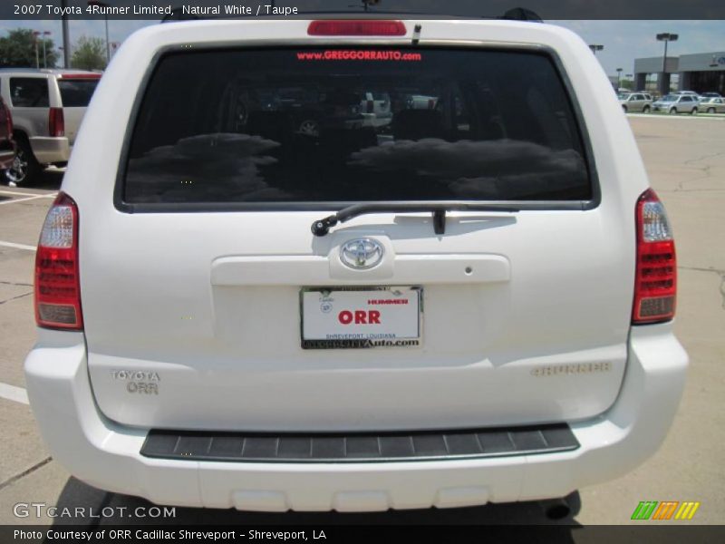 Natural White / Taupe 2007 Toyota 4Runner Limited