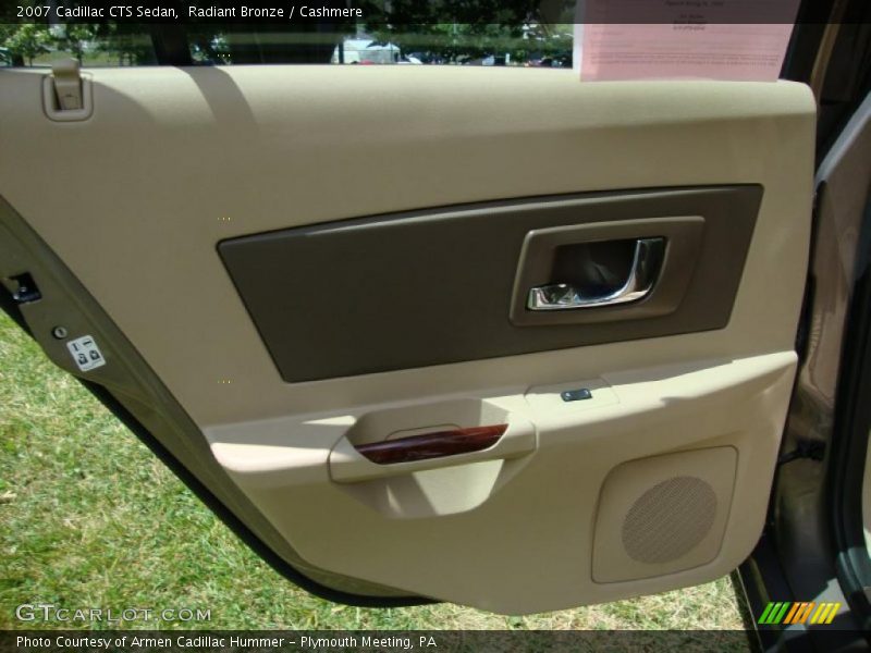 Radiant Bronze / Cashmere 2007 Cadillac CTS Sedan