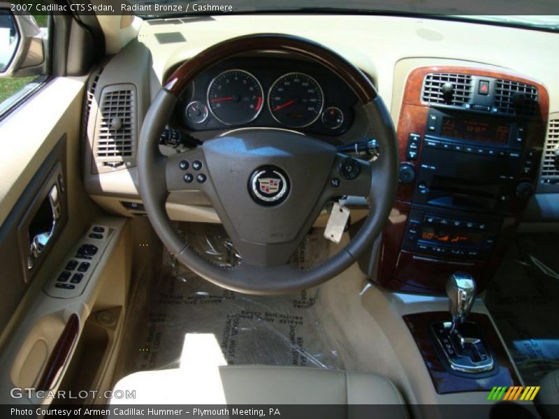 Radiant Bronze / Cashmere 2007 Cadillac CTS Sedan