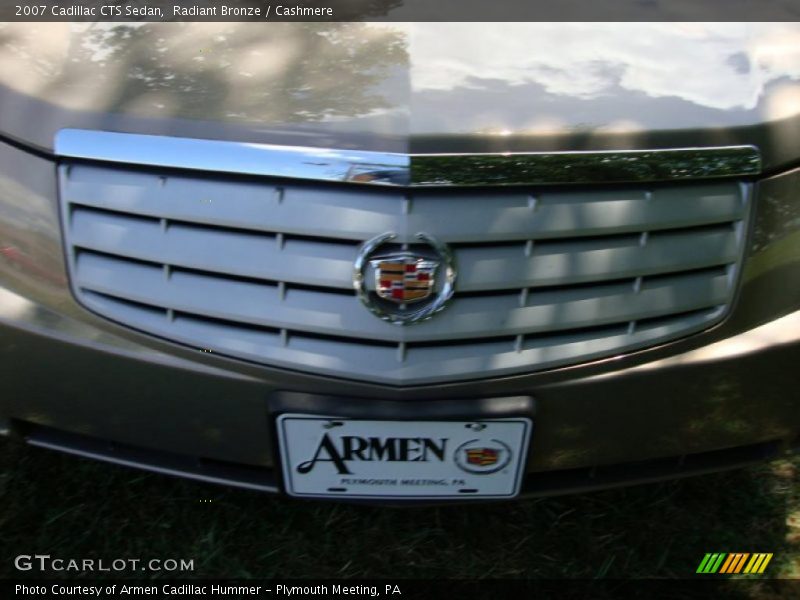Radiant Bronze / Cashmere 2007 Cadillac CTS Sedan