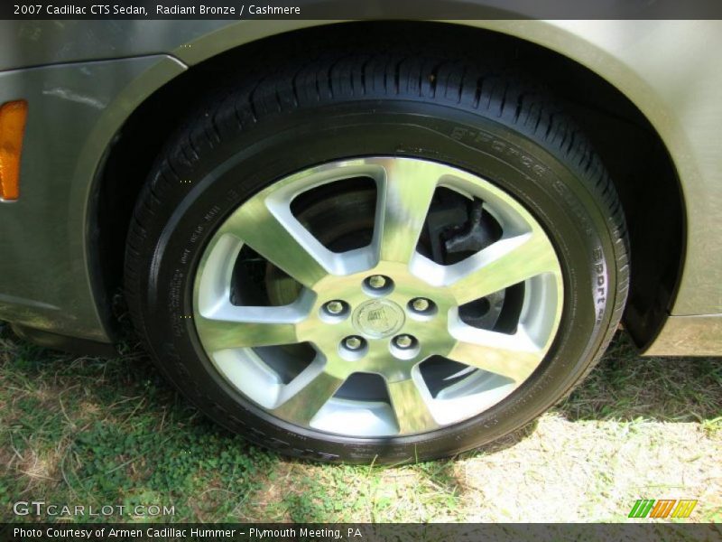 Radiant Bronze / Cashmere 2007 Cadillac CTS Sedan