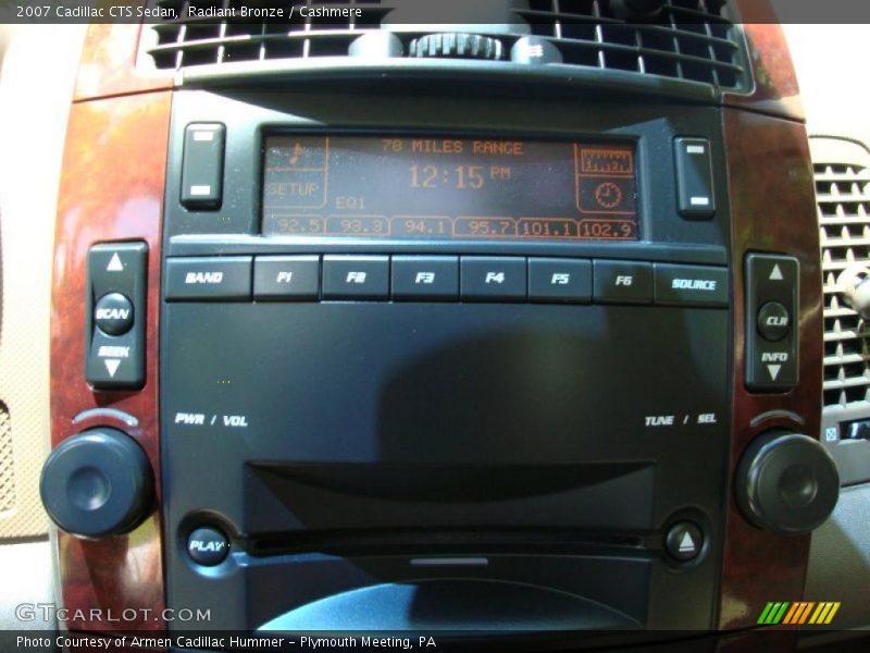 Radiant Bronze / Cashmere 2007 Cadillac CTS Sedan