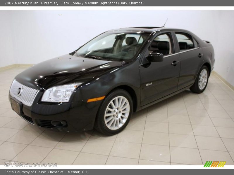 Black Ebony / Medium Light Stone/Dark Charcoal 2007 Mercury Milan I4 Premier