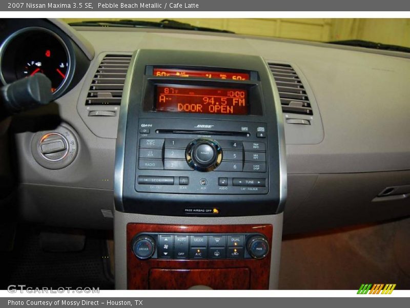 Pebble Beach Metallic / Cafe Latte 2007 Nissan Maxima 3.5 SE