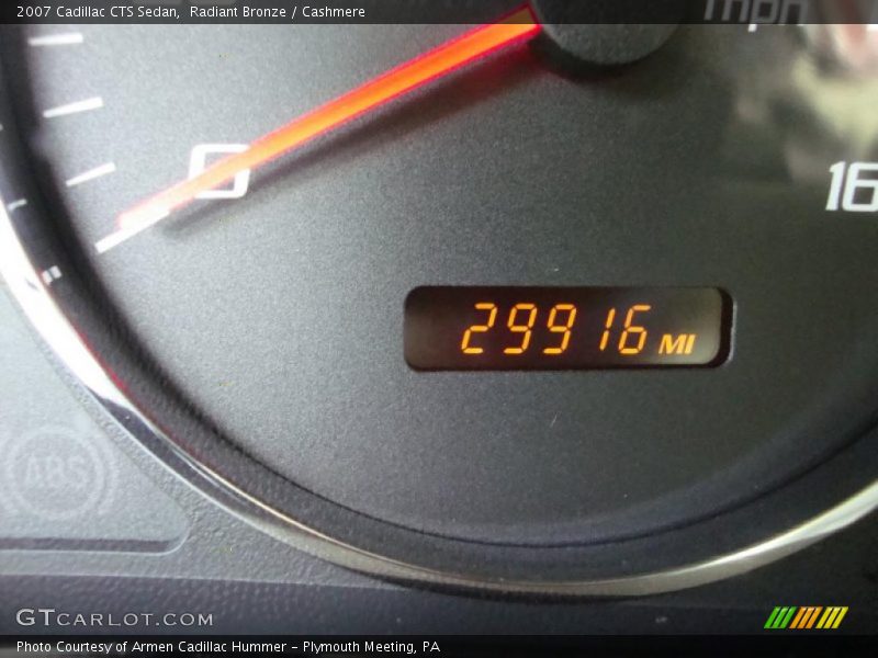 Radiant Bronze / Cashmere 2007 Cadillac CTS Sedan