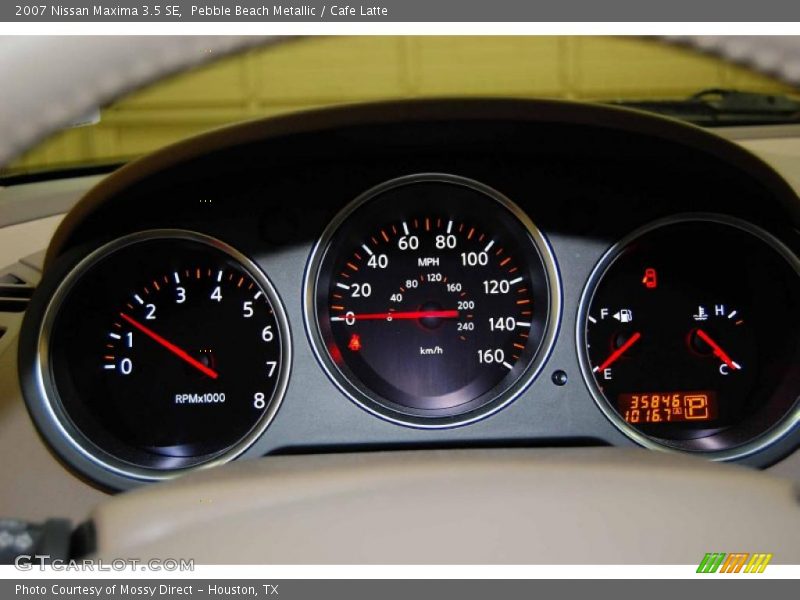 Pebble Beach Metallic / Cafe Latte 2007 Nissan Maxima 3.5 SE