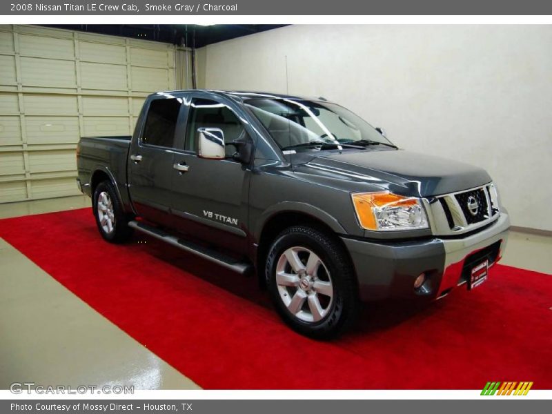 Smoke Gray / Charcoal 2008 Nissan Titan LE Crew Cab