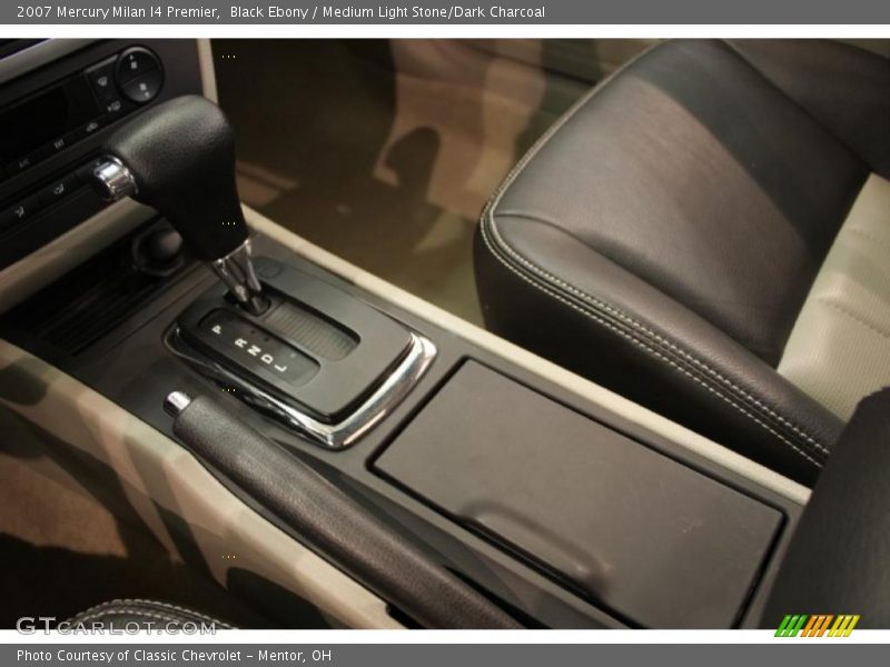 Black Ebony / Medium Light Stone/Dark Charcoal 2007 Mercury Milan I4 Premier