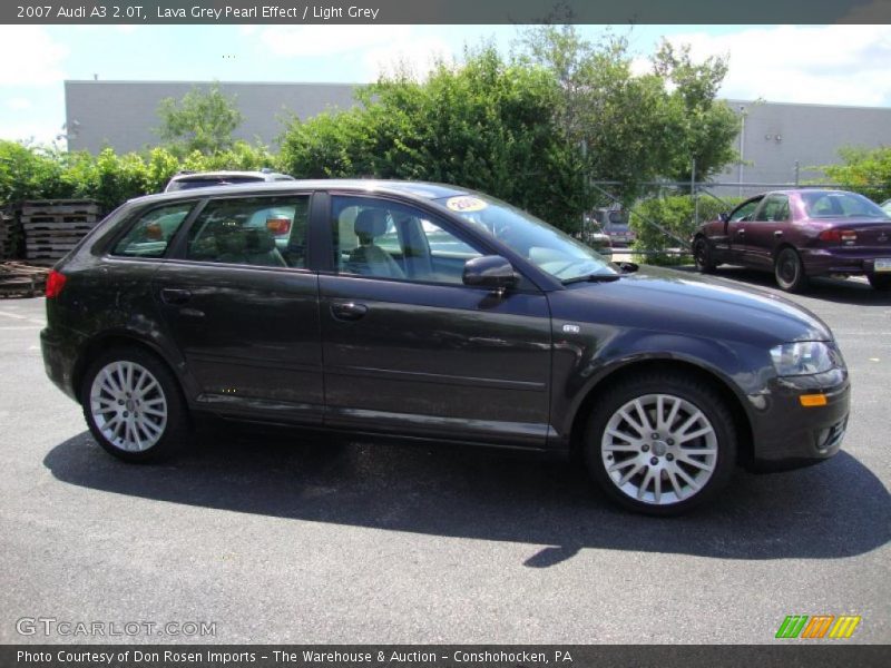 Lava Grey Pearl Effect / Light Grey 2007 Audi A3 2.0T