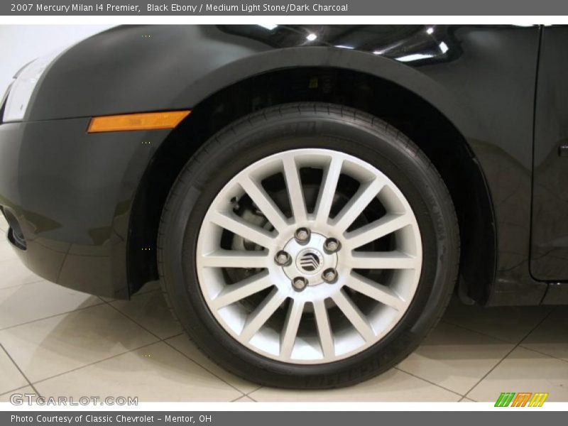 Black Ebony / Medium Light Stone/Dark Charcoal 2007 Mercury Milan I4 Premier