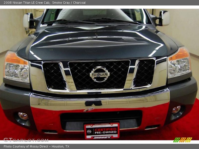 Smoke Gray / Charcoal 2008 Nissan Titan LE Crew Cab