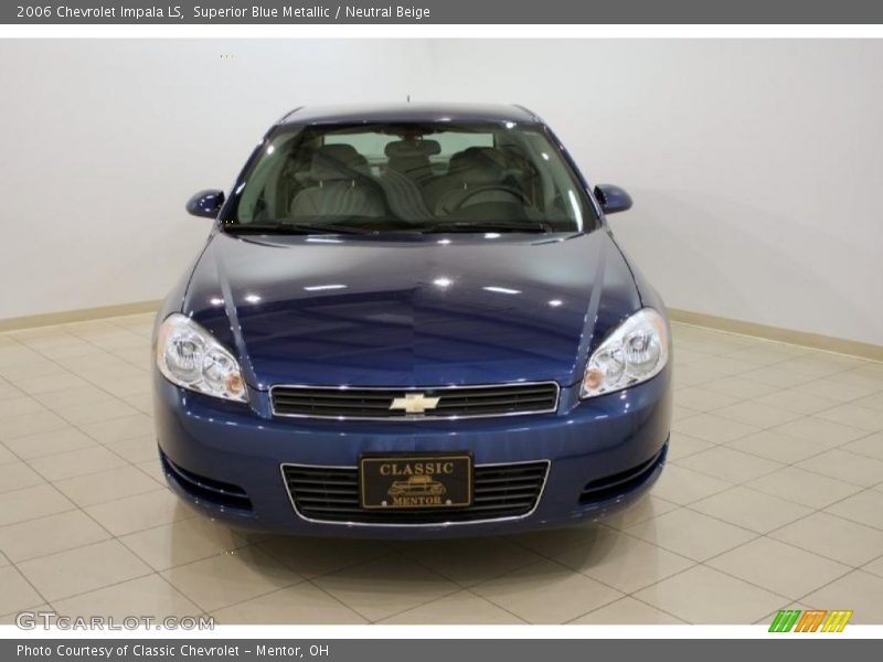 Superior Blue Metallic / Neutral Beige 2006 Chevrolet Impala LS