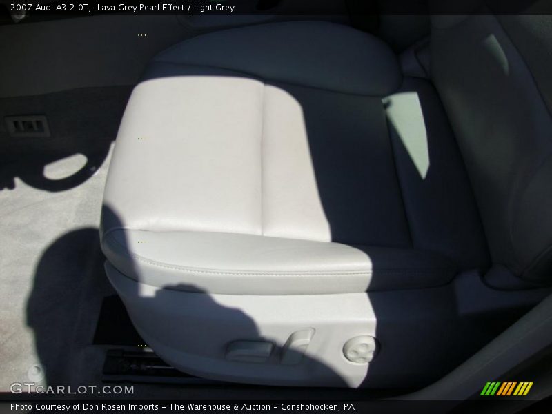 Lava Grey Pearl Effect / Light Grey 2007 Audi A3 2.0T
