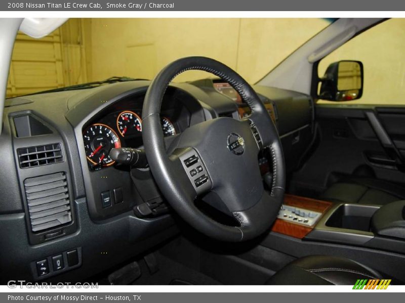 Smoke Gray / Charcoal 2008 Nissan Titan LE Crew Cab