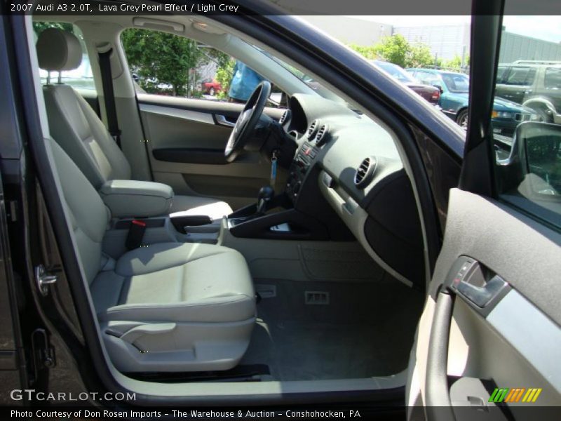 Lava Grey Pearl Effect / Light Grey 2007 Audi A3 2.0T