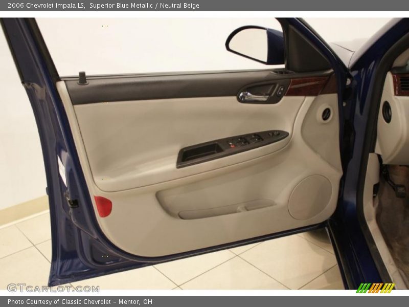Superior Blue Metallic / Neutral Beige 2006 Chevrolet Impala LS