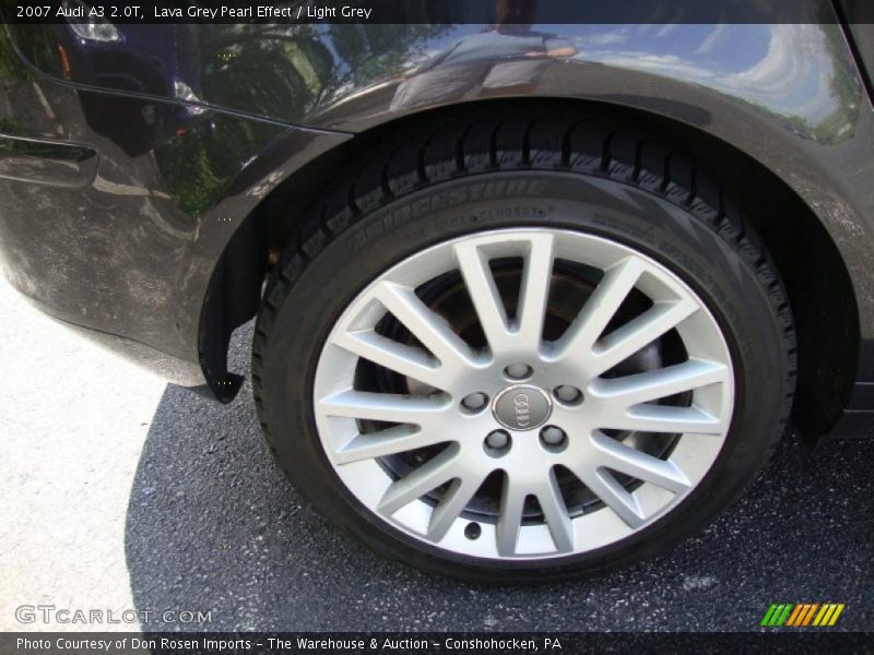 Lava Grey Pearl Effect / Light Grey 2007 Audi A3 2.0T