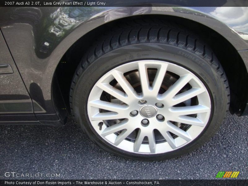 Lava Grey Pearl Effect / Light Grey 2007 Audi A3 2.0T